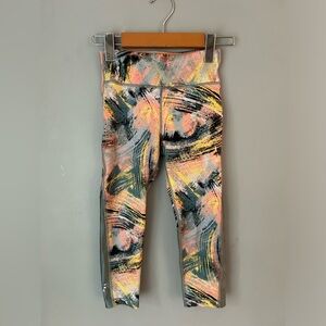 Athleta girl x Simone Biles capris length girls leggings size M (8-10)